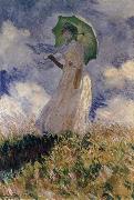 Claude Monet Study of a Figure Outdoors oil painting reproduction